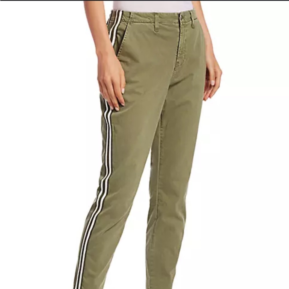 L'AGENCE Jem Stripe High Rise Trouser in Brigade Size 27